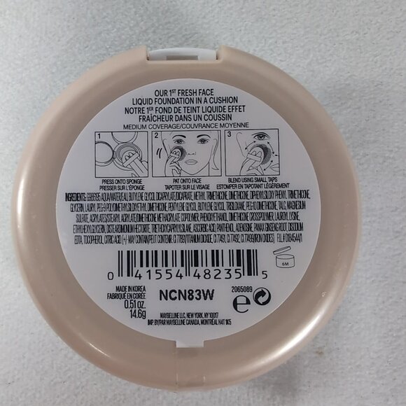 Maybelline Dream Cushion Fresh Face Liquid Foundation 30 Warm Nude 0.51 oz 14.6g - Picture 3 of 7